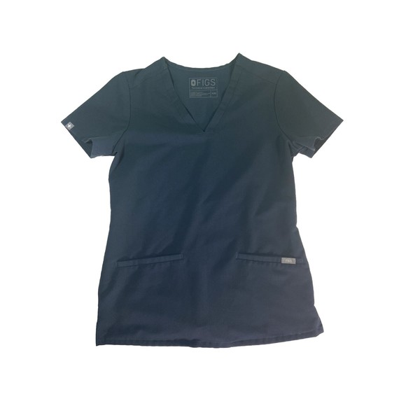 FIGS Tops - FIGS Technical Collection Women’s XXS Scrub Top V Neck Navy Medical Nurse